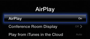 Apple TV AirPlay Settings